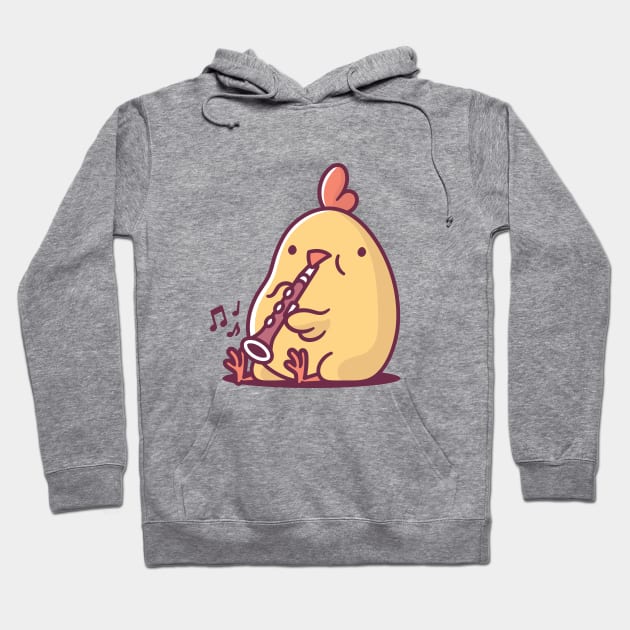 Clarinet Chick Hoodie by zoljo